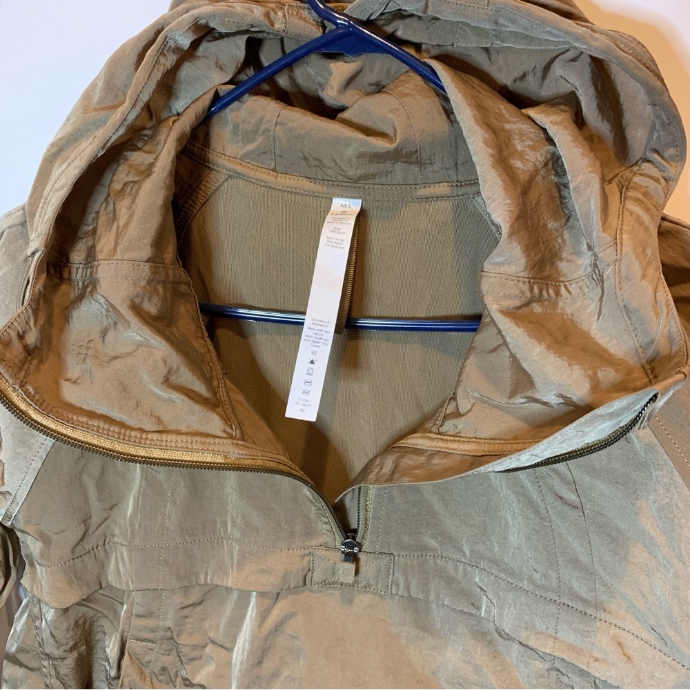 Lululemon Athletica Seek Vistas 1/2 Zip Rain Jacket in Frontier M Retail $148.00 - Picture 8 of 12